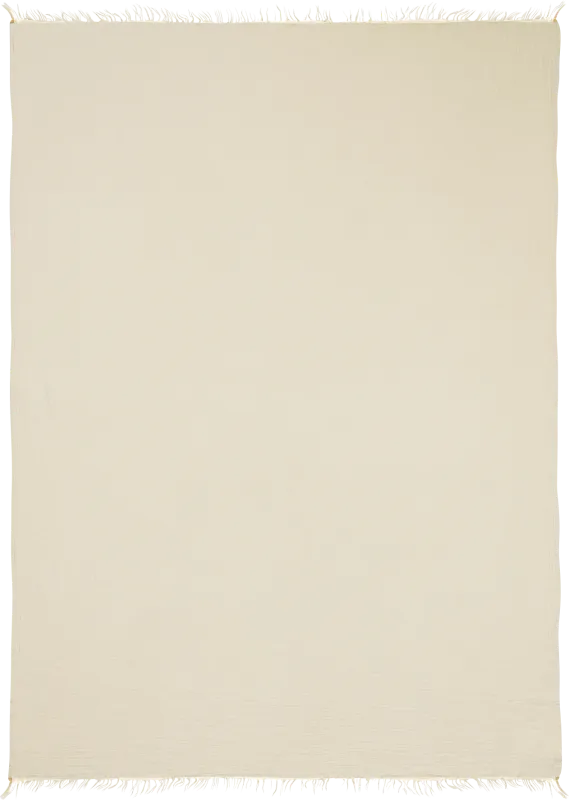 Soulis Beige Throw Blanket