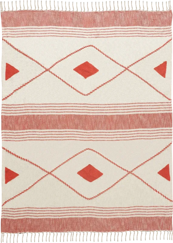 Allico Red Throw Blanket