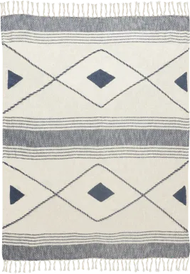 Allico Blue Throw Blanket