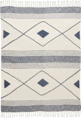 Allico Blue Throw Blanket