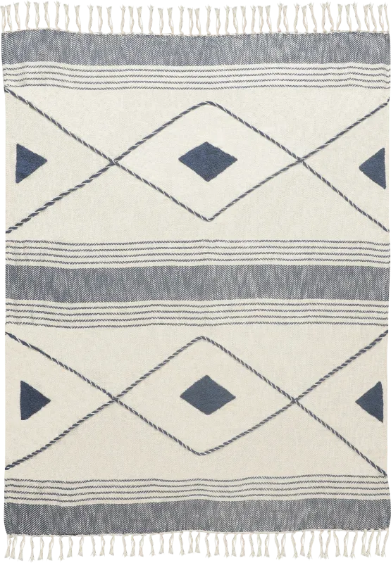 Allico Blue Throw Blanket