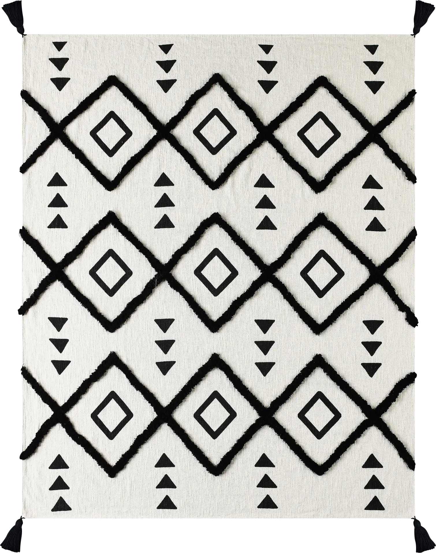 Hookstone VIII Black Throw Blanket