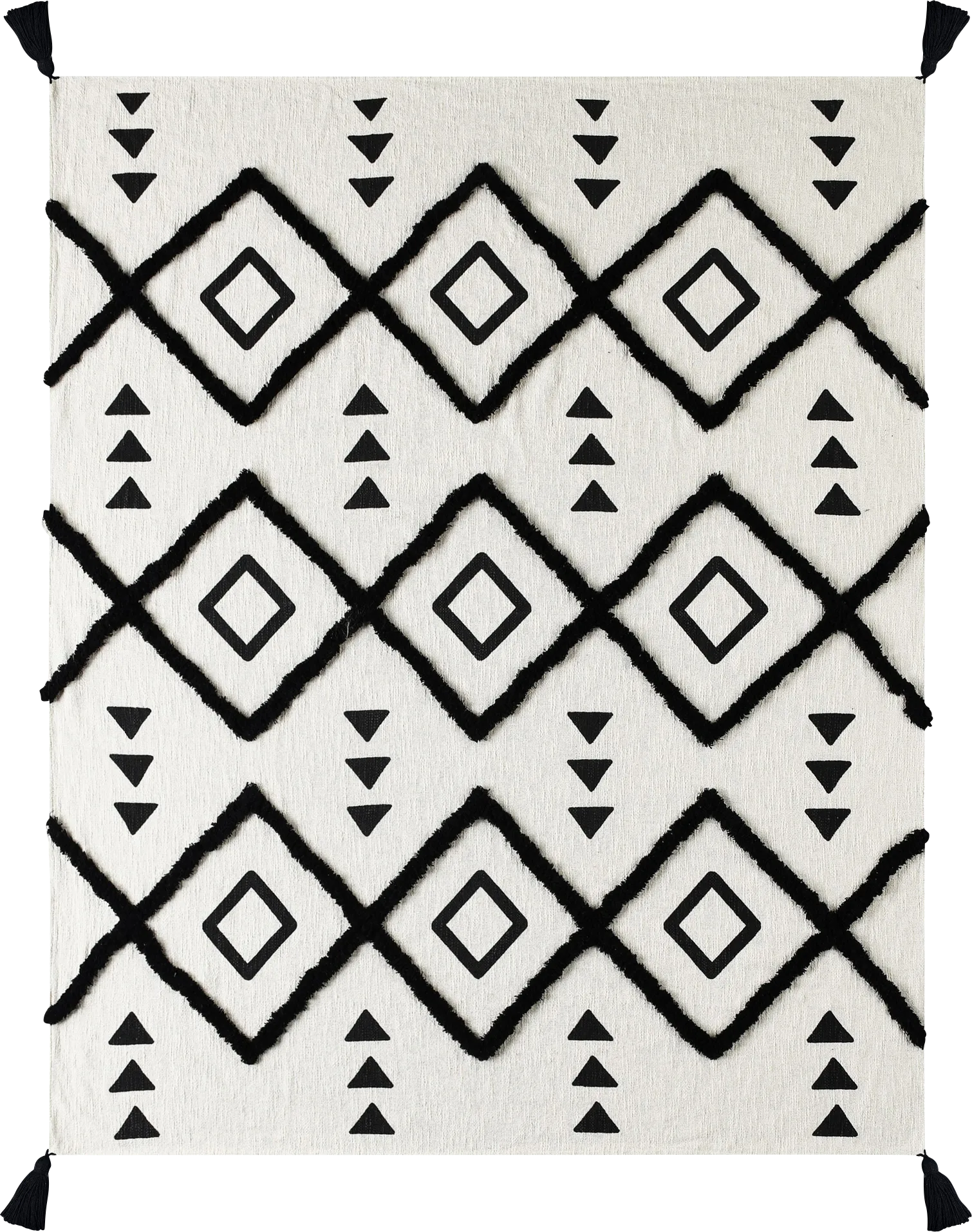 Hookstone VIII Black Throw Blanket - Image 1
