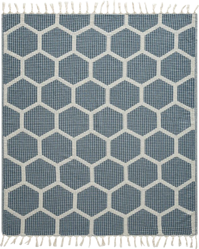 Woodgaler Blue Throw Blanket