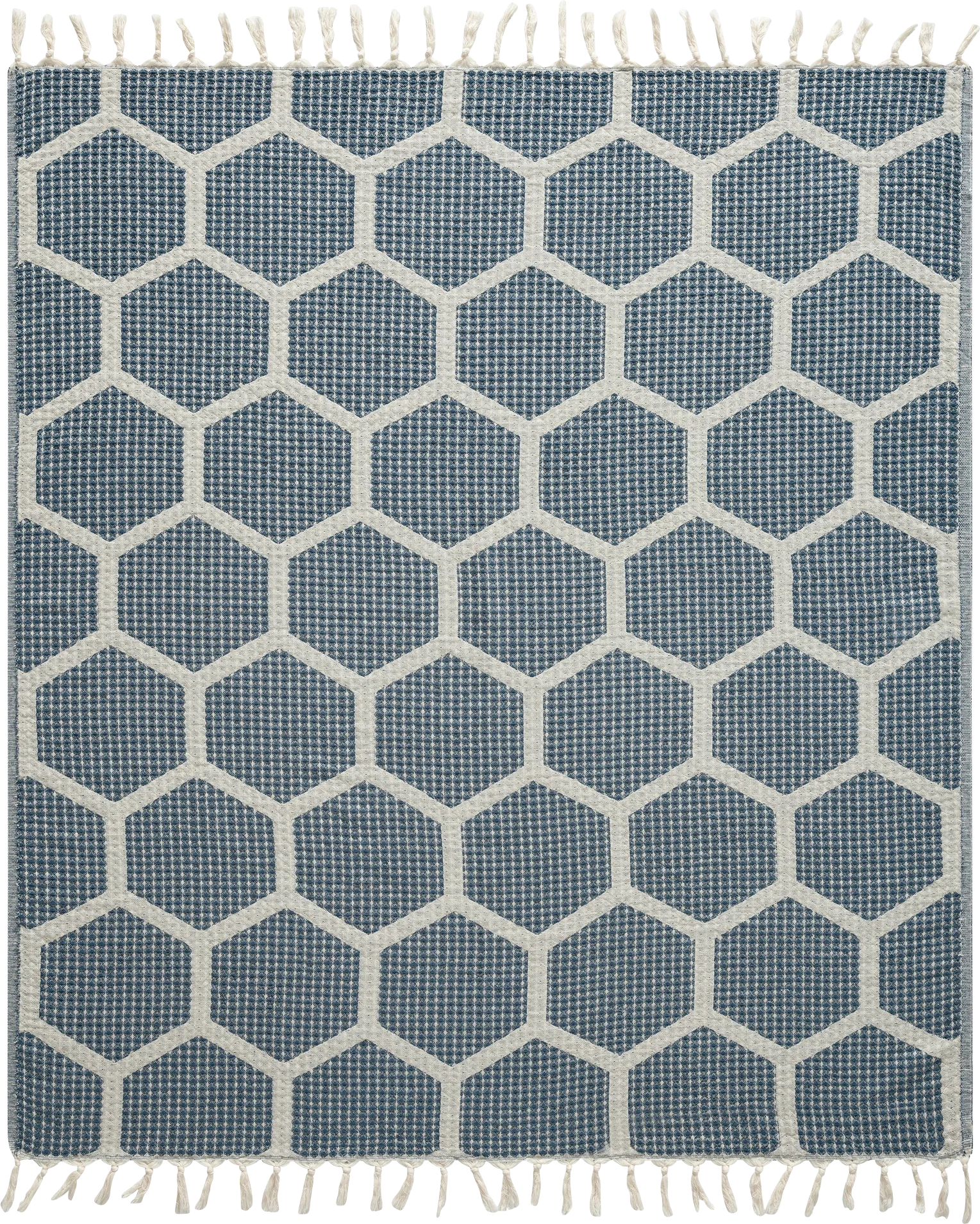 Woodgaler Blue Throw Blanket - Image 1