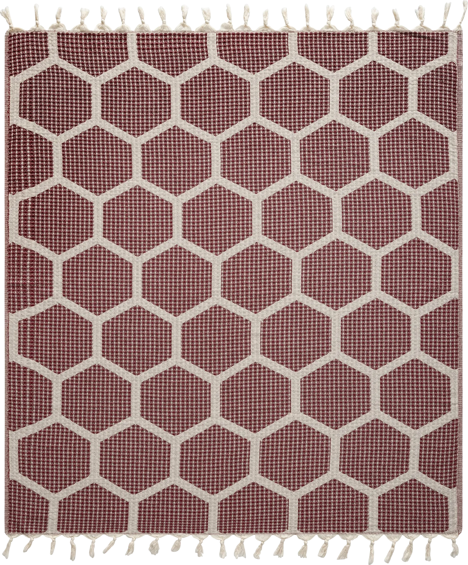 Woodgaler Red Throw Blanket - Thumbnail - Image 1