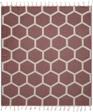 Woodgaler Red Throw Blanket