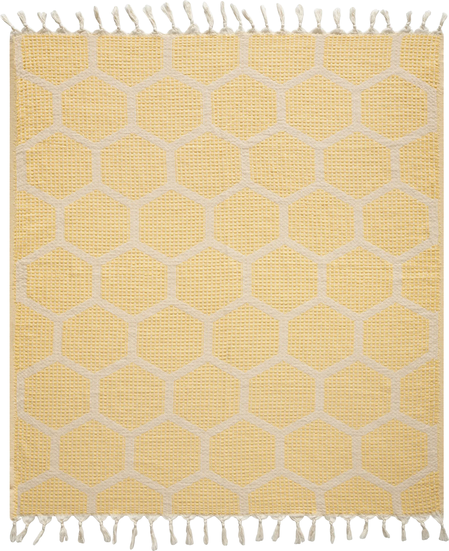 Woodgaler Yellow Throw Blanket