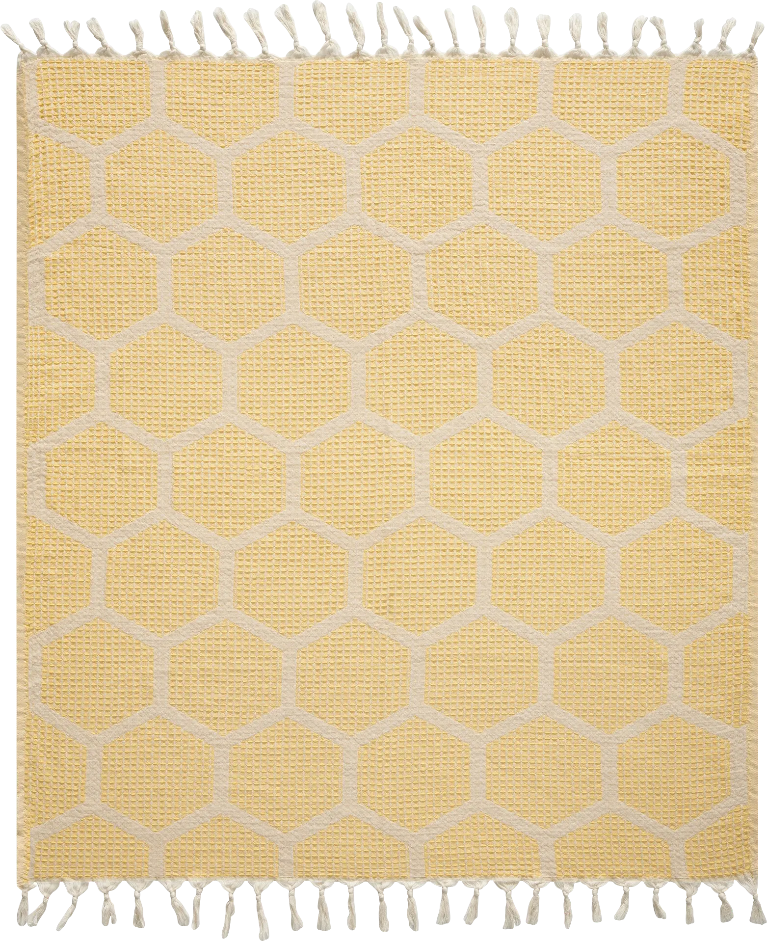 Woodgaler Yellow Throw Blanket