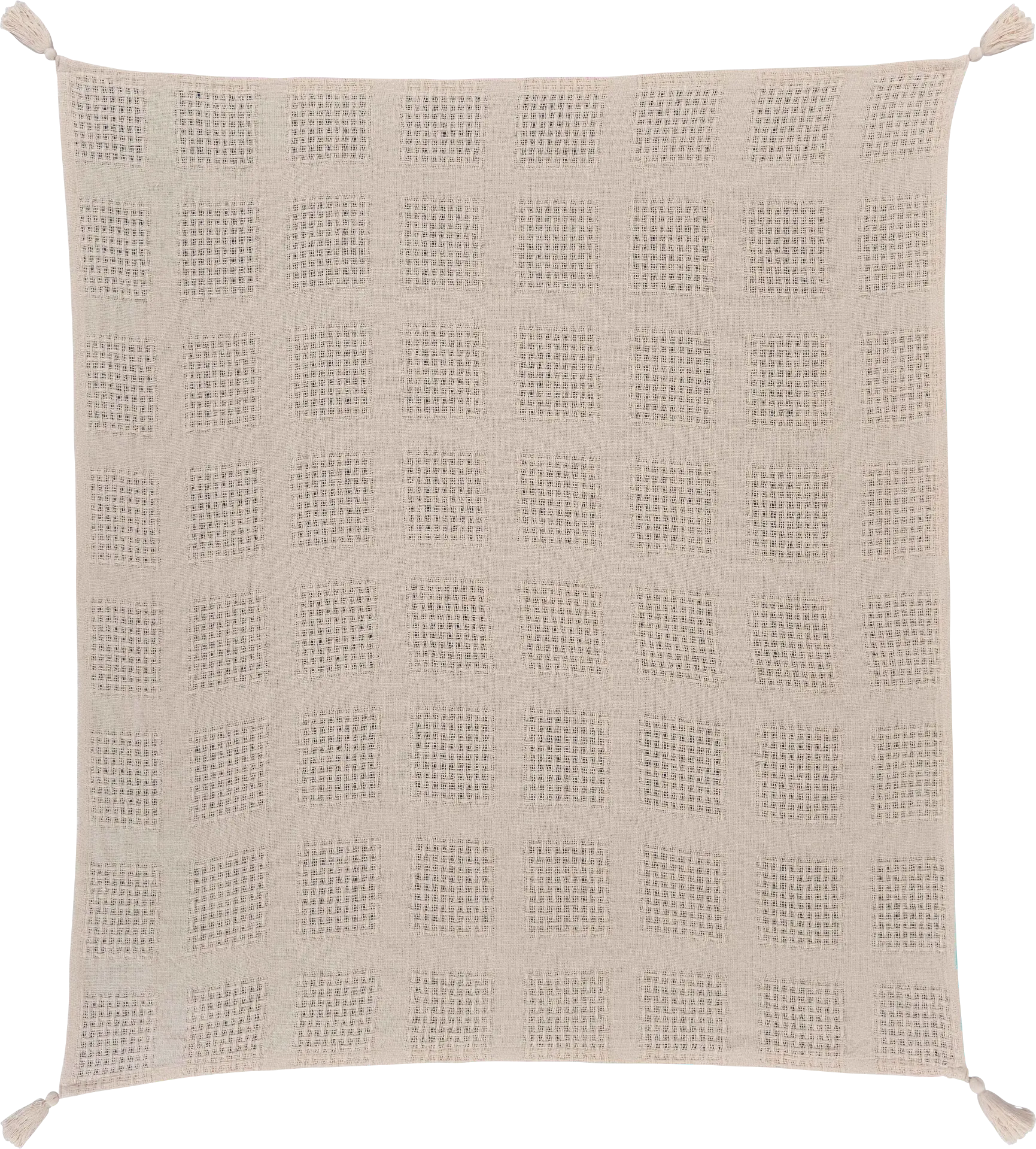 Marsway Cream Throw Blanket