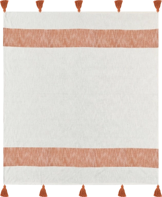 Wargol Orange Throw Blanket