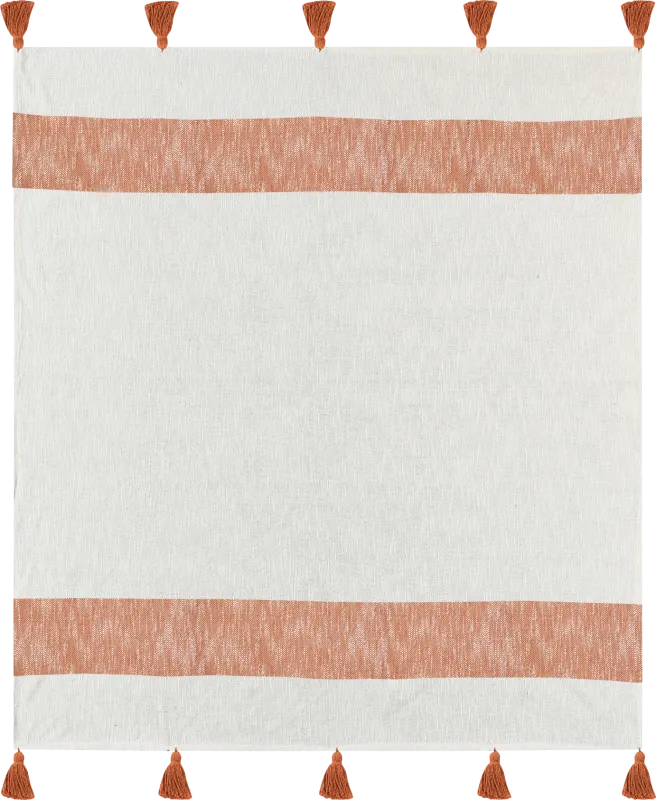 Wargol Orange Throw Blanket