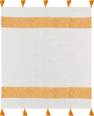 Wargol Yellow Throw Blanket