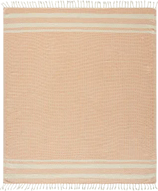 Petalwell Orange Throw Blanket