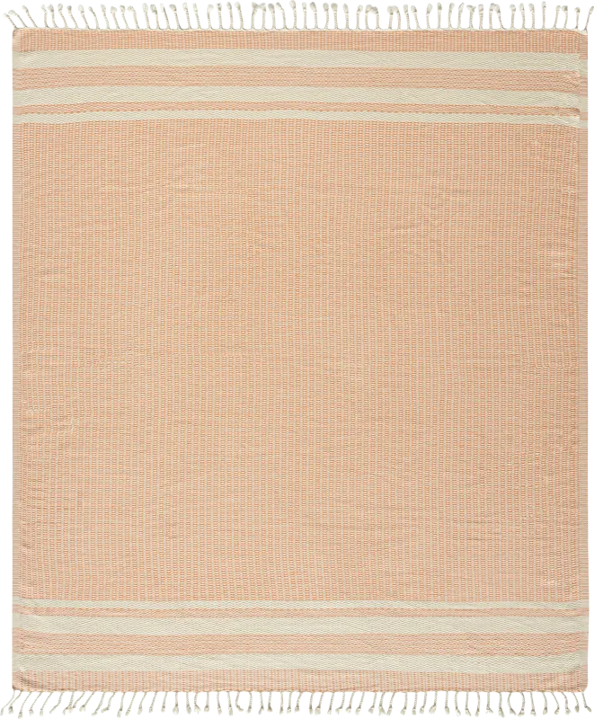 Petalwell Orange Throw Blanket