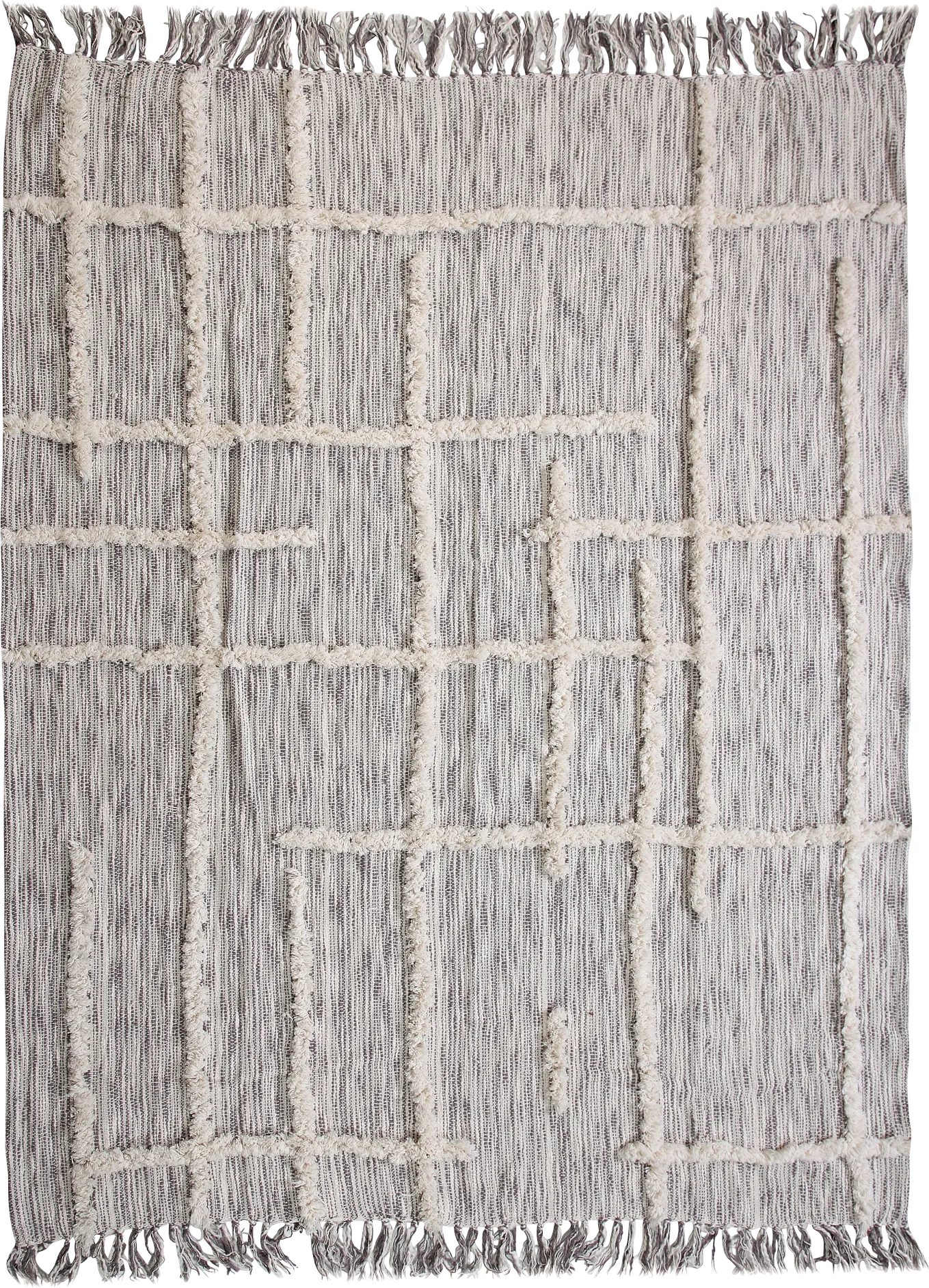 Allarts Gray Throw Blanket