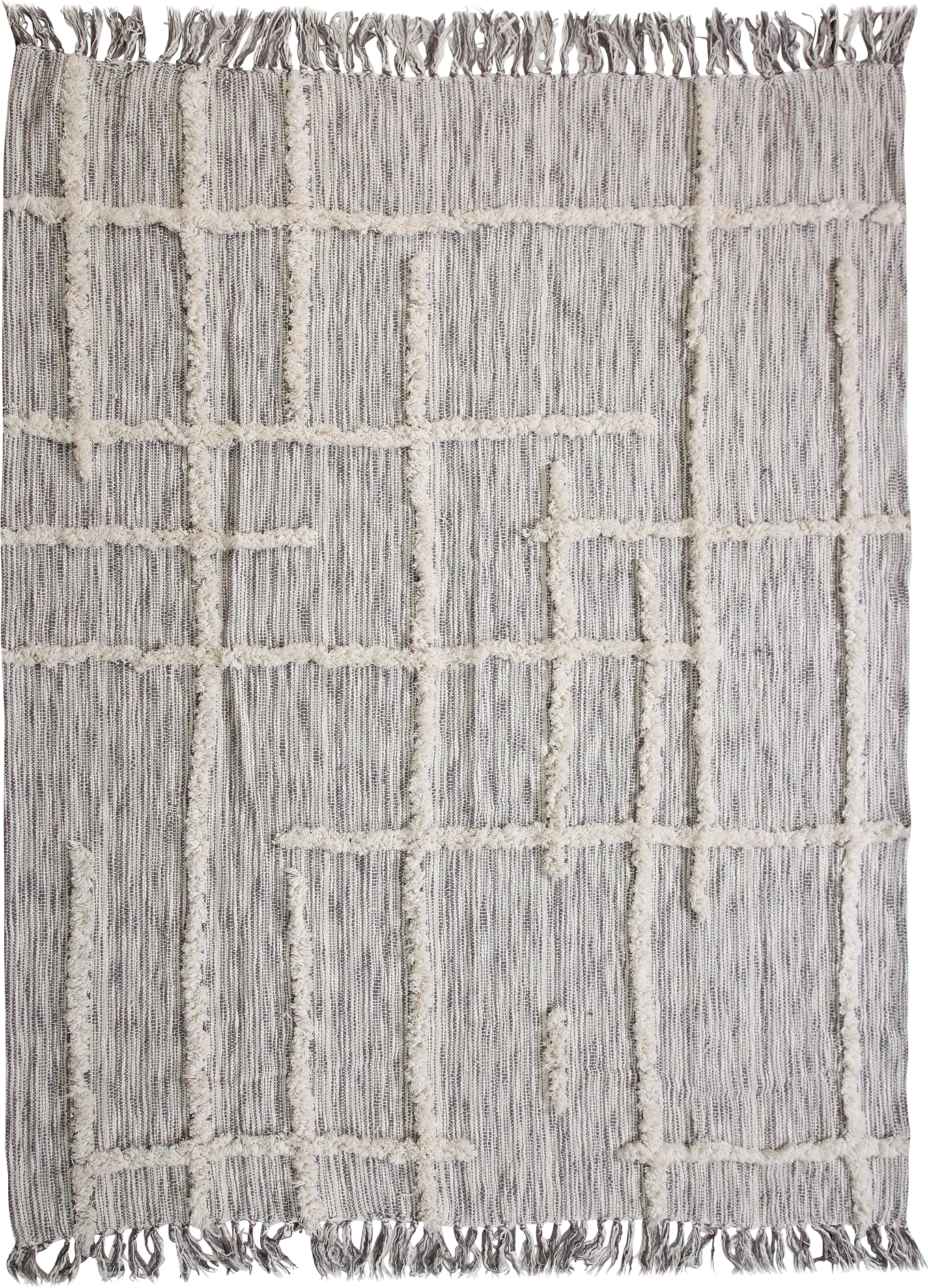 Allarts Gray Throw Blanket
