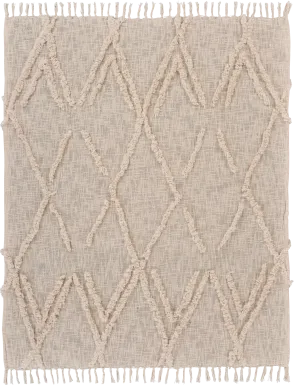 Joyist Beige Throw Blanket