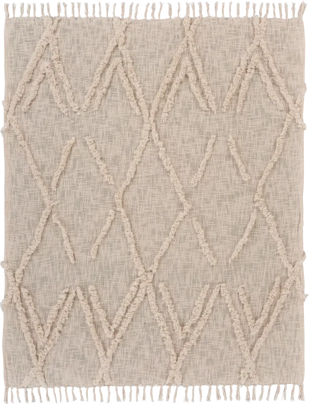 Joyist Beige Throw Blanket