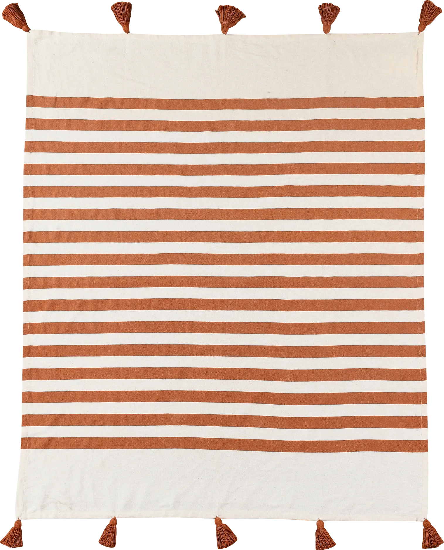 Olive Lane Orange Throw Blanket - Image 1