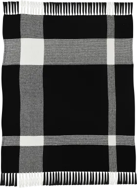 Novajoy Black Throw Blanket