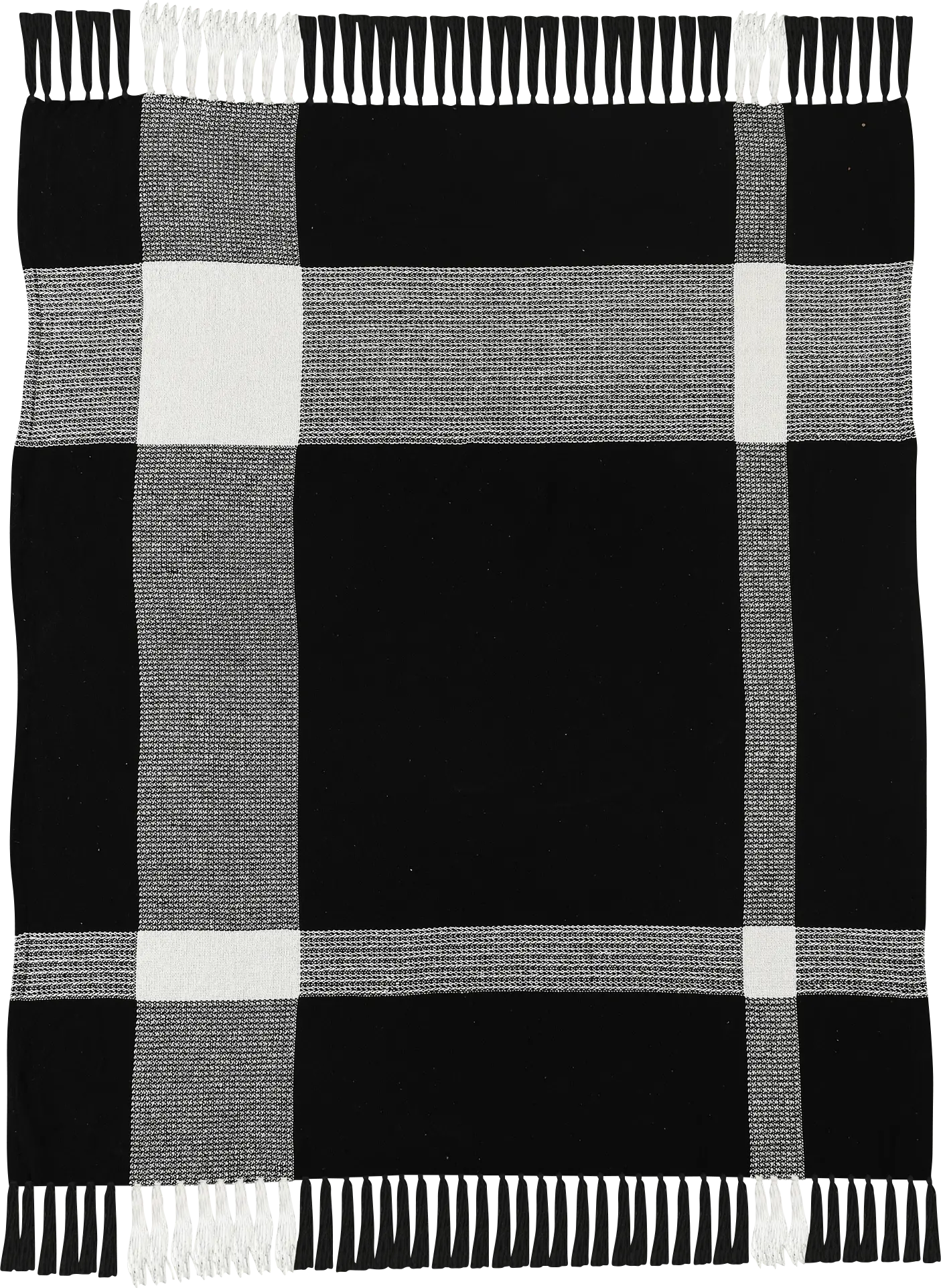 Novajoy Black Throw Blanket