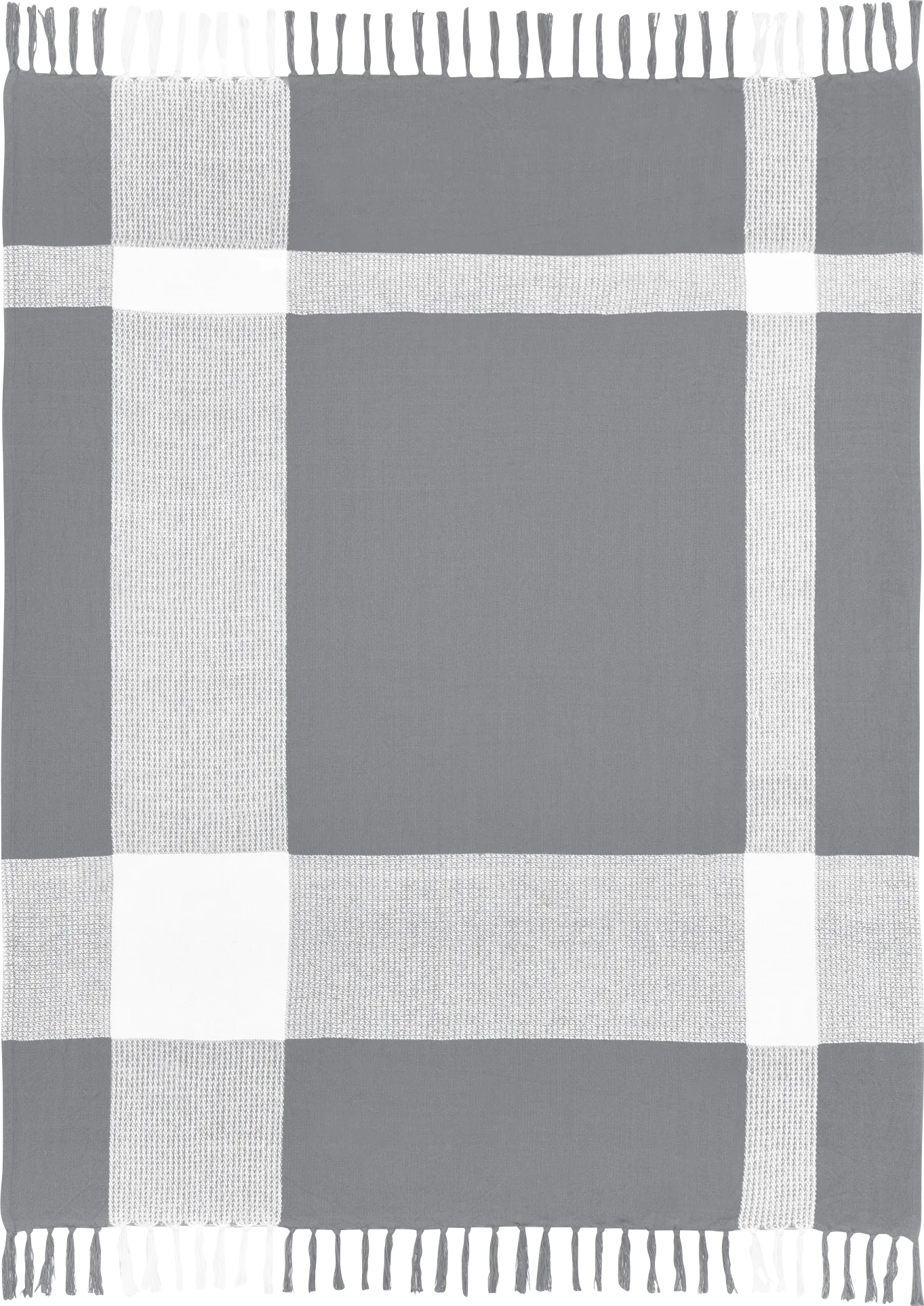 Novajoy Gray Throw Blanket