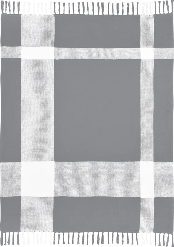 Novajoy Gray Throw Blanket