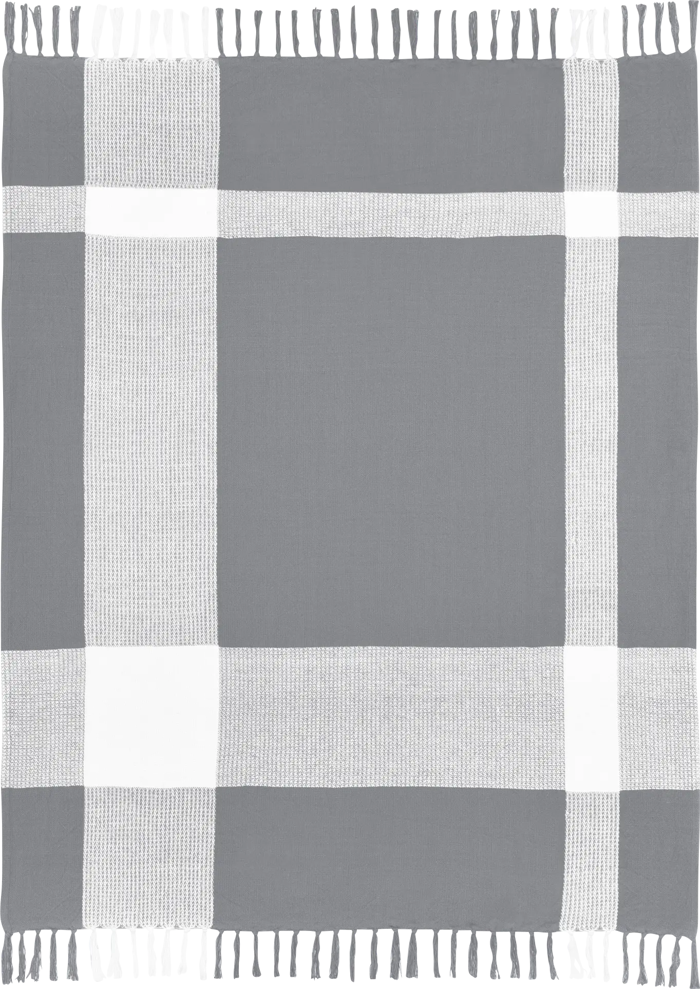 Novajoy Gray Throw Blanket