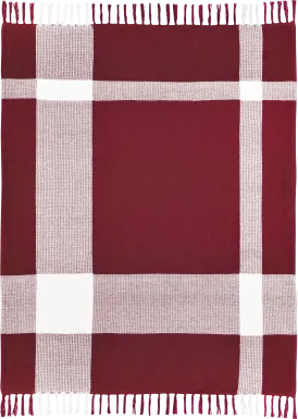 Novajoy Red Throw Blanket