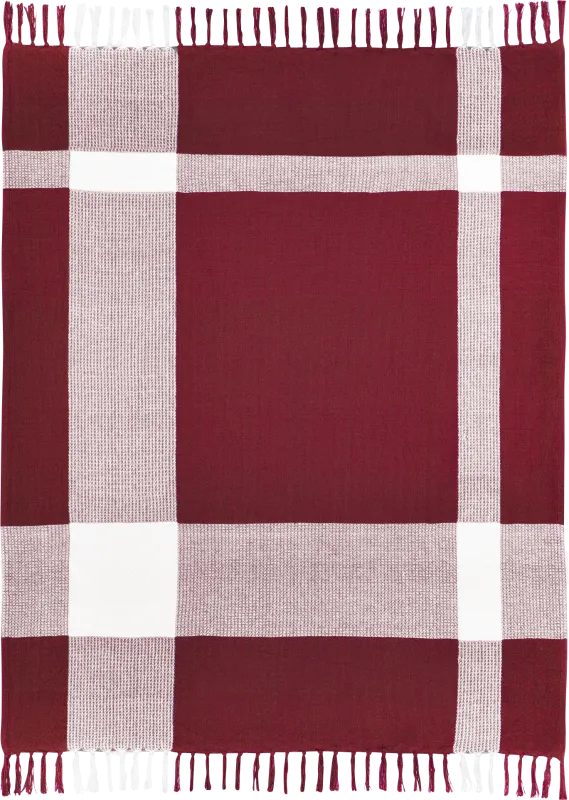 Novajoy Red Throw Blanket