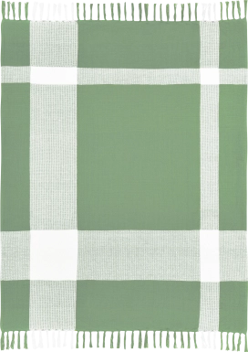 Novajoy Green Throw Blanket