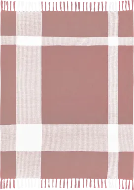 Novajoy Pink Throw Blanket