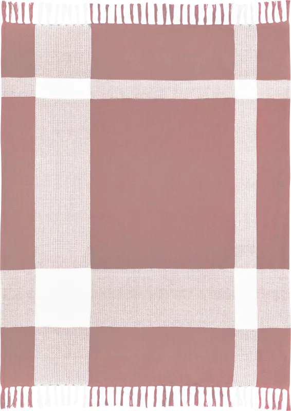 Novajoy Pink Throw Blanket
