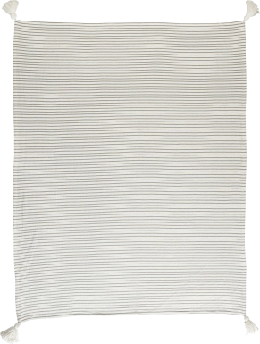 King Lane Gray Throw Blanket