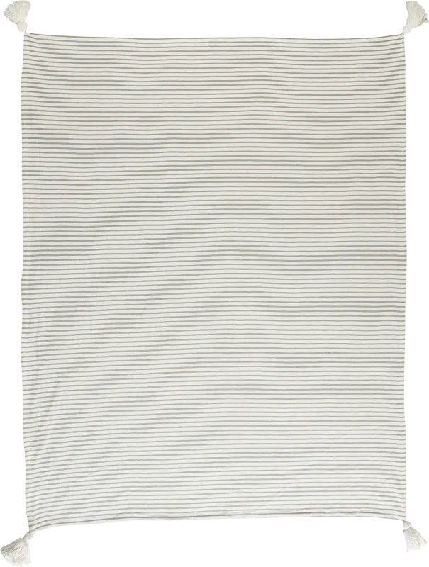 King Lane Gray Throw Blanket