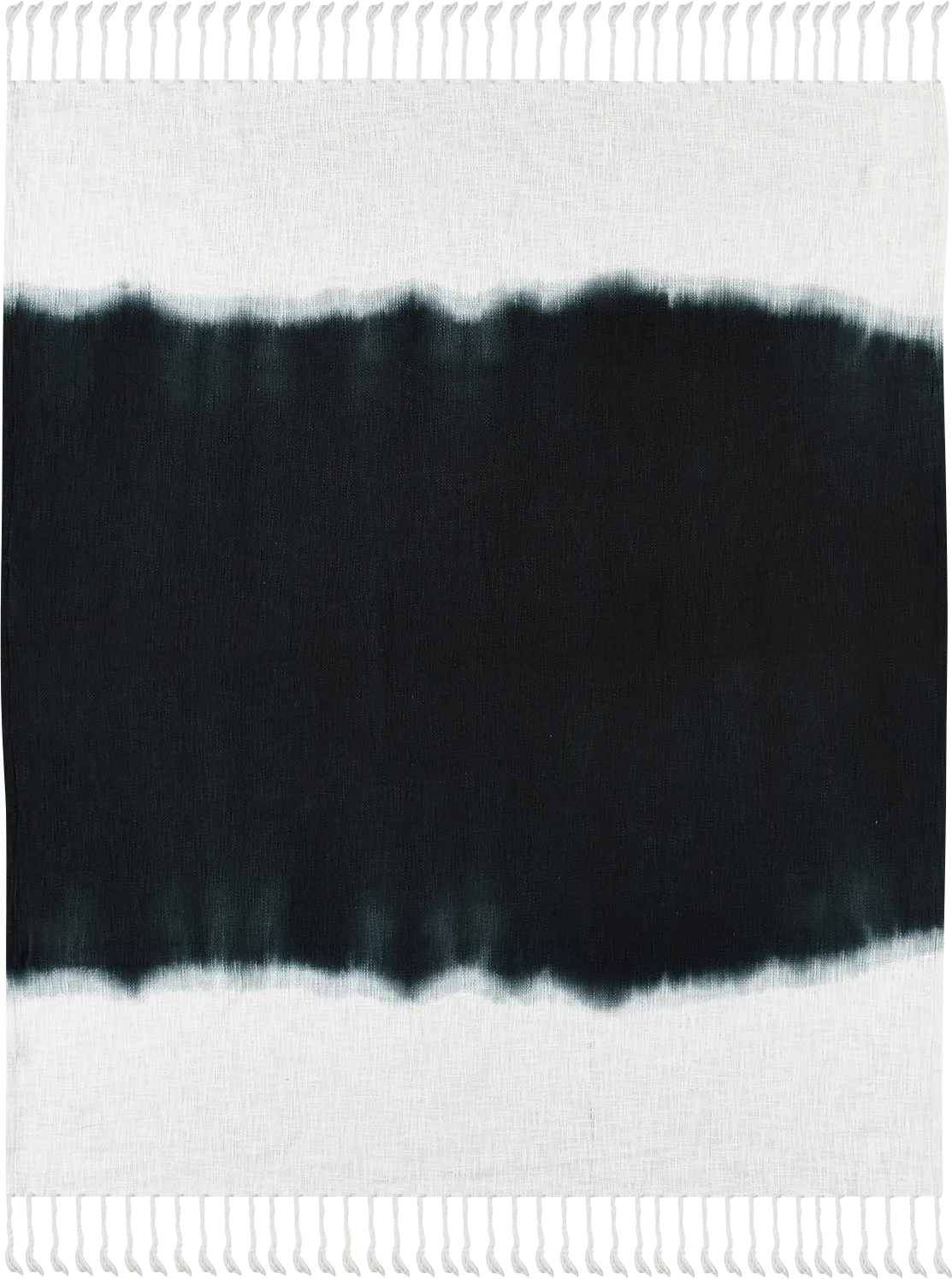 Jewel Row Black Throw Blanket - Image 1