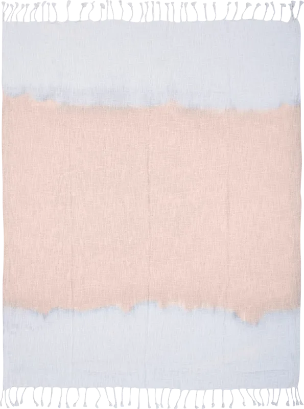 Leley Peach Throw Blanket