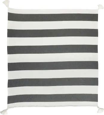 Nokodes Black Throw Blanket