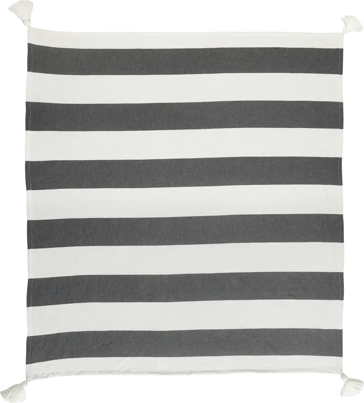 Nokodes Black Throw Blanket