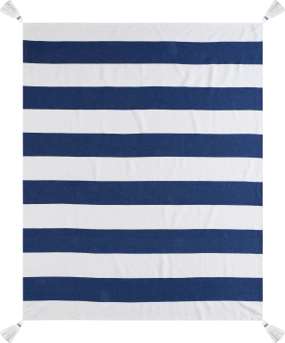 Nokodes Blue Throw Blanket