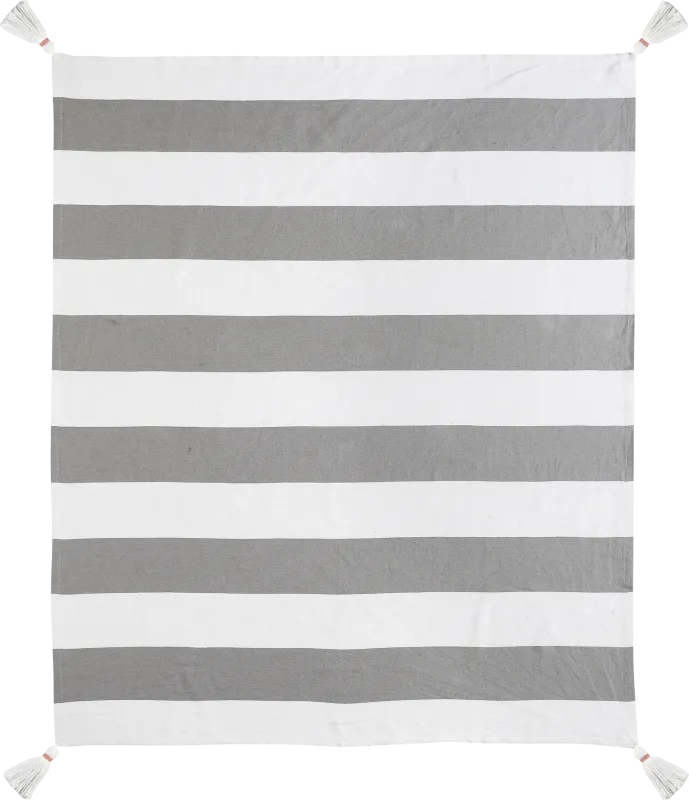 Nokodes Gray Throw Blanket