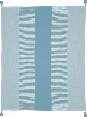 Ringdover Blue Throw Blanket