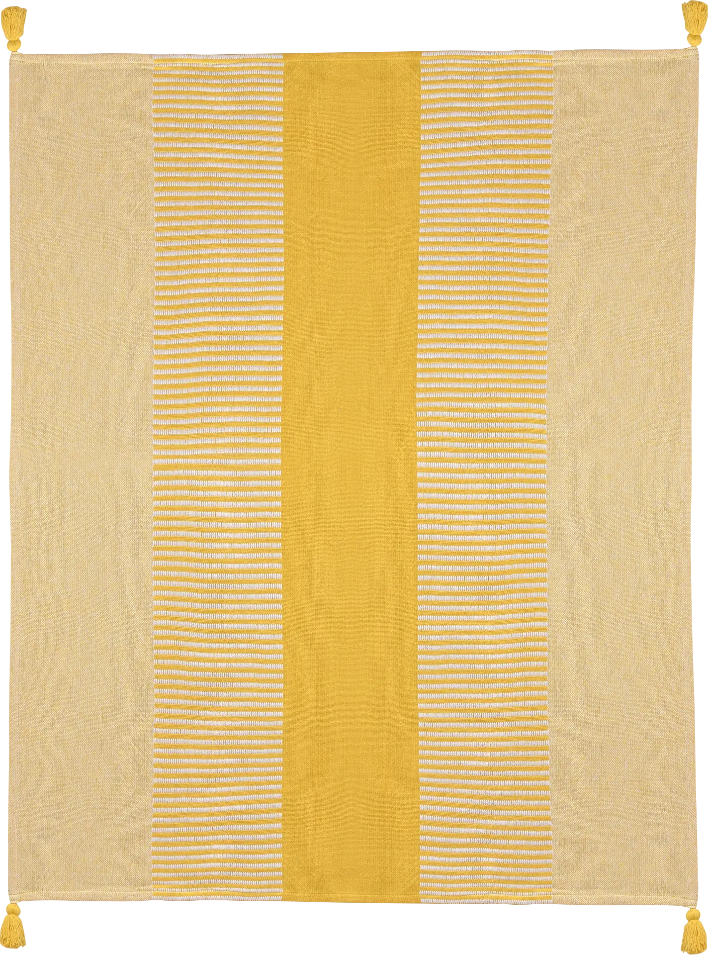 Ringdover Yellow Throw Blanket