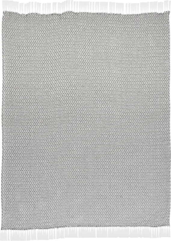 Allerbel Gray Throw Blanket