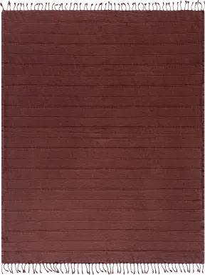 Eppond Red Throw Blanket