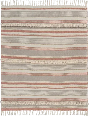 Brownbury Beige Throw Blanket