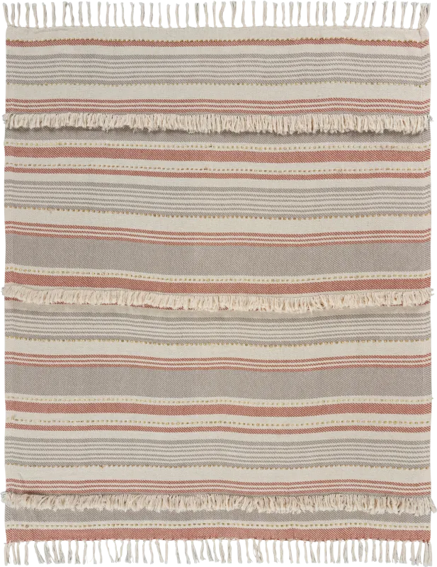 Brownbury Beige Throw Blanket