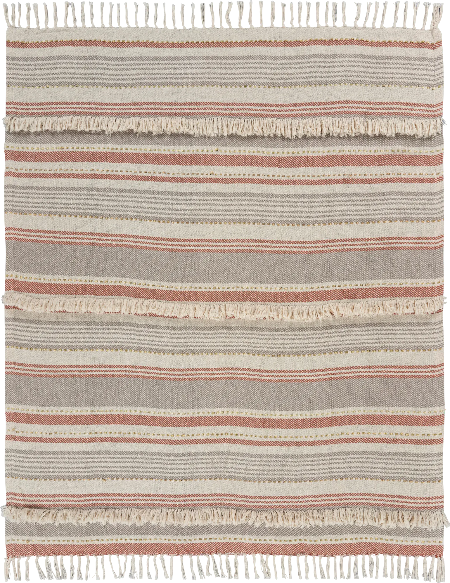 Brownbury Beige Throw Blanket