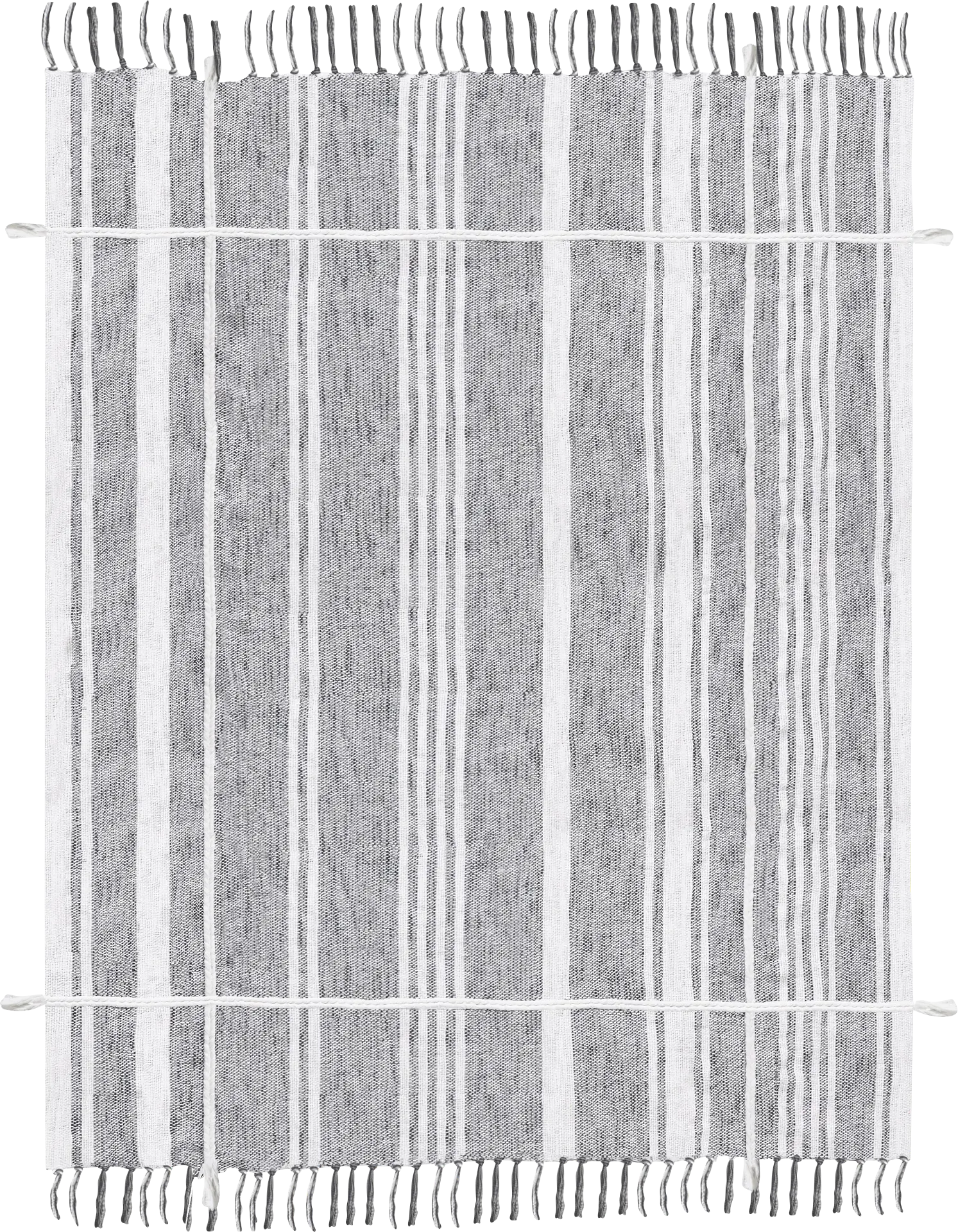 Oxwell Gray Throw Blanket